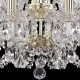 Подвесная люстра Bohemia Ivele Crystal 1402/8+4/160/2d/G 1402