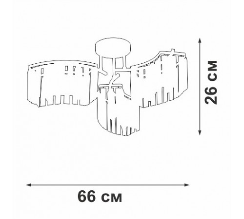 Потолочная люстра Vitaluce V5884-0/6PL V5884 Потолочная люстра Vitaluce V5884-0/6PL V5884