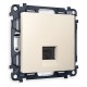 Розетка Ethernet RJ-45 и со шторками, без рамки Ambrella Volt MA332010 Quant