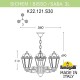 Подвесной светильник Fumagalli K22.120.S30.WXF1R Saba