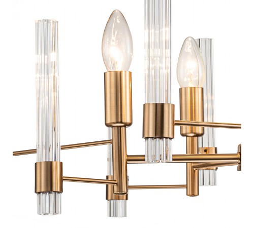 Подвесная люстра Indigo 11040/5P Brass Favara Подвесная люстра Indigo 11040/5P Brass Favara