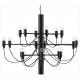 Подвесная люстра Loft it 10196/650 Black Gino