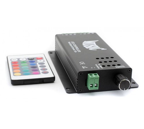Контроллер-регулятор цвета RGB с пультом ДУ SWG IR-RGB-12A-music IR Контроллер-регулятор цвета RGB с пультом ДУ SWG IR-RGB-12A-music IR