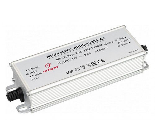 Блок питания с проводом Arlight 032317 ARPV Блок питания с проводом Arlight 032317 ARPV
