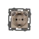 Розетка с заземлением и 2хUSB type A, без рамки Arlight 49821 SCT