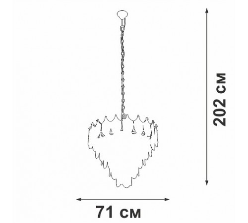 Подвесная люстра Vitaluce V58120-8/17 V58120