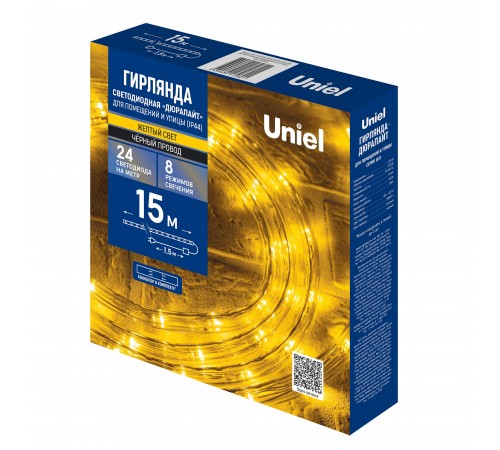 Шнур световой Uniel UL-00010906 ULD-D50 15M/С08 IP44