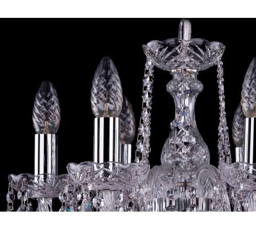 Подвесная люстра Bohemia Ivele Crystal 1402/6/141/Ni 1402 Подвесная люстра Bohemia Ivele Crystal 1402/6/141/Ni 1402