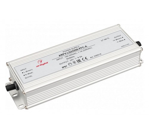 Блок питания с проводом Arlight 030019 ARPV-LG Блок питания с проводом Arlight 030019 ARPV-LG