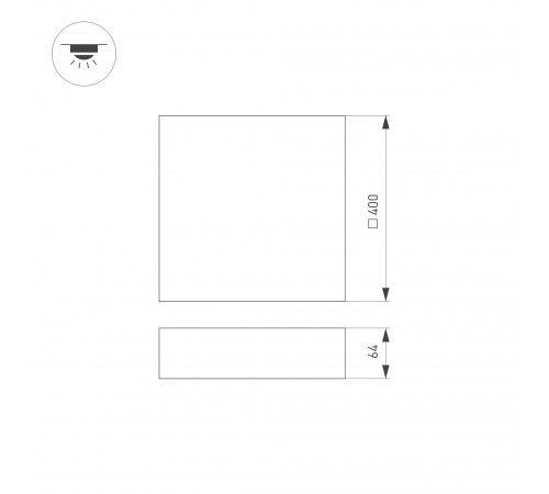 Накладной светильник Arlight 034798 QUADRO Накладной светильник Arlight 034798 QUADRO