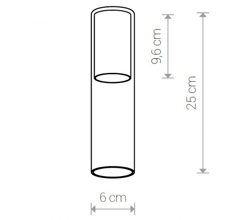 Плафон Nowodvorski 8543 Cameleon Cylinder M TR/BS Плафон Nowodvorski 8543 Cameleon Cylinder M TR/BS
