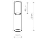 Плафон Nowodvorski 8543 Cameleon Cylinder M TR/BS