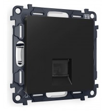 Розетка Ethernet RJ-45 и со шторками, без рамки Ambrella Volt MA812010 Quant