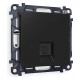 Розетка Ethernet RJ-45 и со шторками, без рамки Ambrella Volt MA812010 Quant