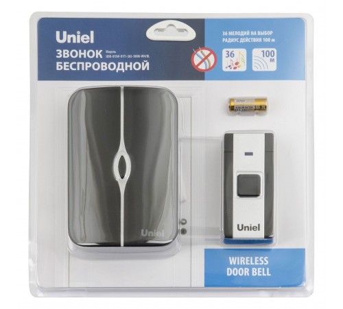 Звонок беспроводной Uniel UL-00006434 UDB Звонок беспроводной Uniel UL-00006434 UDB