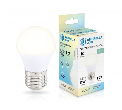 Лампа светодиодная Ambrella Light 451104 G45 Лампа светодиодная Ambrella Light 451104 G45
