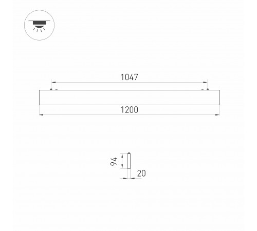 Модульный светильник Arlight 031530 LINEAIR FLAT Модульный светильник Arlight 031530 LINEAIR FLAT
