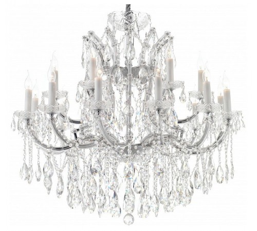 Подвесная люстра iLamp 6071-18 CR+CL Diamond