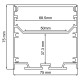 Короб накладной Feron 10376 CAB265