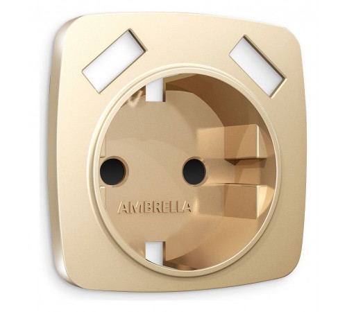 Накладка для розетки с заземлением и со шторками и 2хUSB type A Ambrella Volt OP6090 Quant Накладка для розетки с заземлением и со шторками и 2хUSB type A Ambrella Volt OP6090 Quant