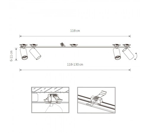 Спот Nowodvorski 7831 Mono Surface Спот Nowodvorski 7831 Mono Surface