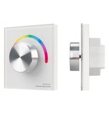 Панель-регулятора цвета RGB роторный встраиваемый Arlight 033764 SMART