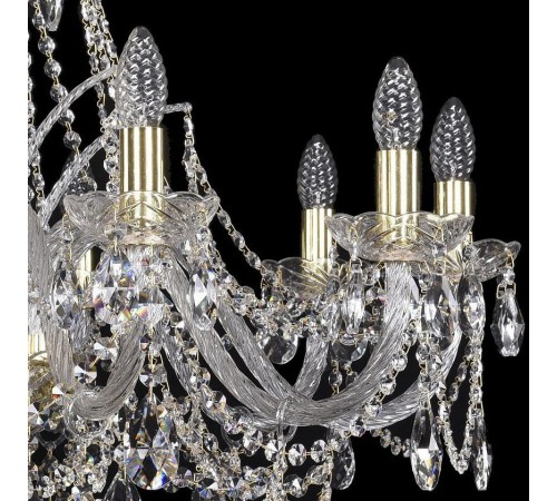 Подвесная люстра Bohemia Ivele Crystal 1411/10/300/G 1411