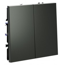 Выключатель двухклавишный без рамки Voltum VLS020106 S70