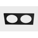 Рамка на 2 светильника Italline IT08-8038 black IT08