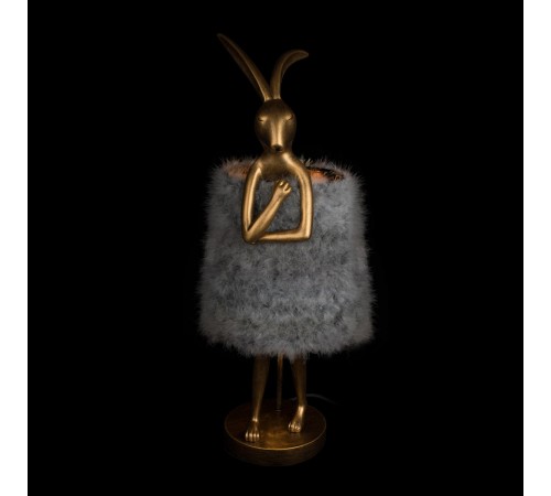 Настольная лампа декоративная Loft it 10315/B Grey fluff Lapine Настольная лампа декоративная Loft it 10315/B Grey fluff Lapine