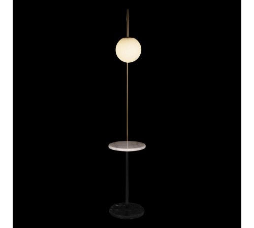 Стол журнальный с торшером Loft it 10145 Black Sonni Стол журнальный с торшером Loft it 10145 Black Sonni