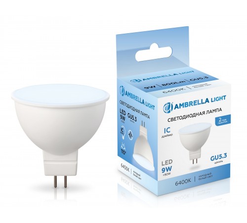 Лампа светодиодная Ambrella Light 160906 MR16 Лампа светодиодная Ambrella Light 160906 MR16