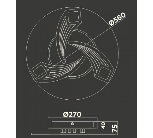 Потолочная люстра Ambrella Light FA4477 FA