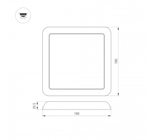 Накладной светильник Arlight 034470 FIOKK Накладной светильник Arlight 034470 FIOKK