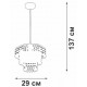Подвесная люстра Vitaluce V5883-1/1S V5883