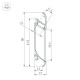Профиль Arlight 021716 K-WALL-2000 ANOD