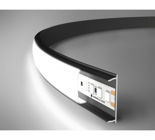 Профиль накладной гибкий Ambrella Light GP1600BK GP Профиль накладной гибкий Ambrella Light GP1600BK GP