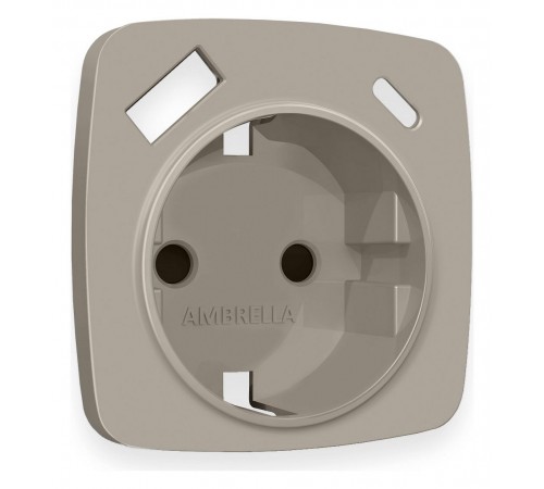 Накладка для розетки с заземлением и со шторками и 2хUSB type A и C Ambrella Volt OP3700 Quant Накладка для розетки с заземлением и со шторками и 2хUSB type A и C Ambrella Volt OP3700 Quant
