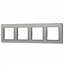 Рамка на 4 поста Arlight 43804 GLARE