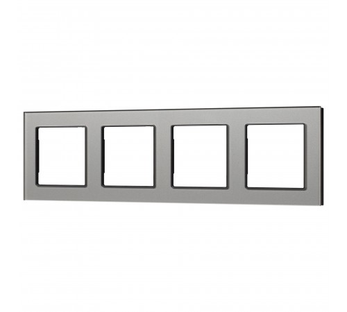 Рамка на 4 поста Arlight 43804 GLARE Рамка на 4 поста Arlight 43804 GLARE