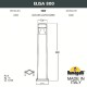 Наземный низкий светильник Fumagalli DS2.564.000.LXD1L Elisa
