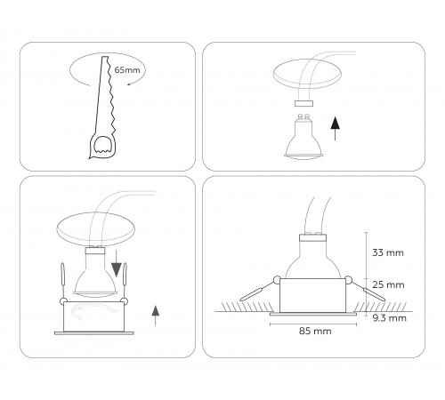Встраиваемый светильник Ambrella Light TN1181 TN Встраиваемый светильник Ambrella Light TN1181 TN