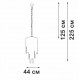 Подвесная люстра Vitaluce V5885-9/7 V5885