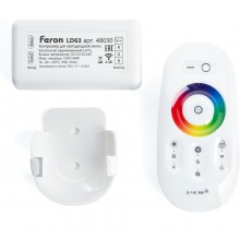 Контроллер-регулятор цвета RGB с пультом ДУ Feron 48030 LD63