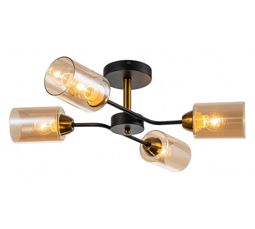 Люстра на штанге Escada 1131/4P Black/Gold Vertigo Люстра на штанге Escada 1131/4P Black/Gold Vertigo