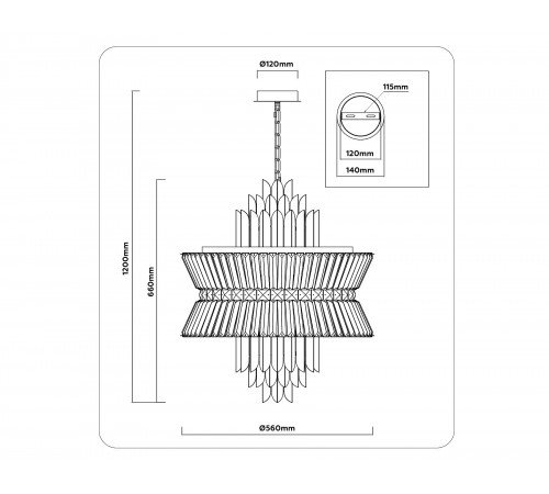 Подвесной светильник Ambrella Light LH41020 LH