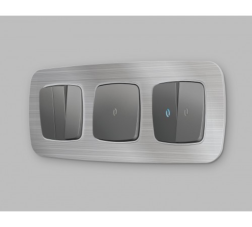 Клавиши для выключателя трехклавишного Quant OP6550 Клавиши для выключателя трехклавишного Quant OP6550