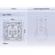 Механизм розетки с заземлением Ambrella Volt VM141 Quant