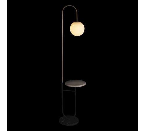 Стол журнальный с торшером Loft it 10145 Black Sonni Стол журнальный с торшером Loft it 10145 Black Sonni