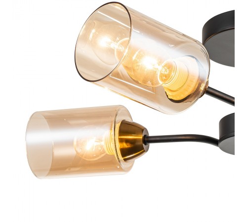 Люстра на штанге Escada 1131/4P Black/Gold Vertigo Люстра на штанге Escada 1131/4P Black/Gold Vertigo